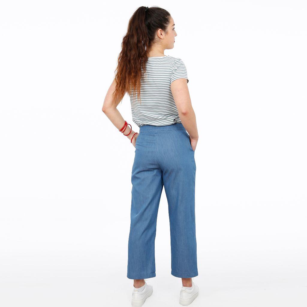 Papierschnittmuster Hose Culotte Frau Ilse XS-XXL